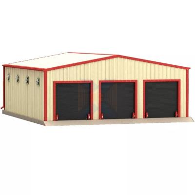 China Protect Car Easy Assemble Custom Metal Parking Lot For RV Prefab Metal Garage for sale