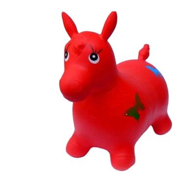 China Maximum Load 150 Kg Hot Selling PVC Sika Horse Air Horse Colorful Cute Animal Deer Inflatables Kids Riding Inflatable Animal Toy for sale