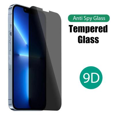 China Anti Oil Privacy Screen Protectors For iPhone 12 11 Pro 13 Mini Anti Spy Max Protective Glasses For IPhone XS XR X 8 7 plus Se 3 for sale