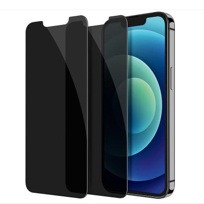 China Anti Oil Anti Spy Privacy Screen Protector For iPhone 11 12 13 7 8 PRO MAX Privacy Glass For SE 3 Plus XS XR Max Tempered Glass for sale