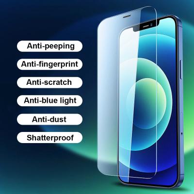 China Cell phone 2.5D 9H 0.3mm clear tempered glass film screen protectors for iphone 12 xs xr 11 13 pro 8 7 max X for sale