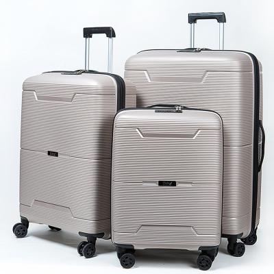 China School \ long-distance luggage 20' 24' 28' travel \ etc. PP Advance Shell Travel Suitcase Inch Hard Lightweight Portable And Convenient For Travel for sale