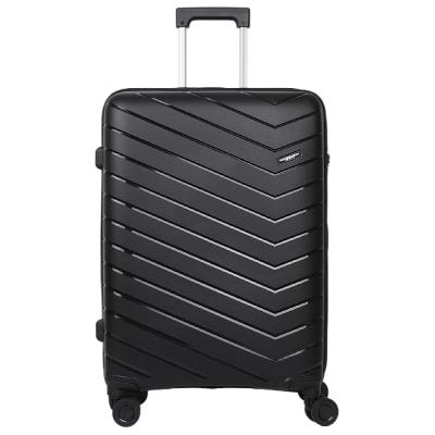 China Fashionable Hand Travel Koffer Suitcase Luggage Sets 3 Pcs Style Spinner Lock Luxury Black Color Unisex Material for sale