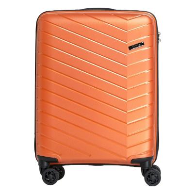 China Tinho Fashionable 2021 New Design Supermarket PP Hard Shell Suitcase Travel Bags Trolley Online Luggage Sets for sale