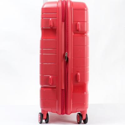 China Travel Bottom Wholesale Handbag Luggage Suitcase Zipper Zipper Travel Aluminum Frame Luggage Set for sale