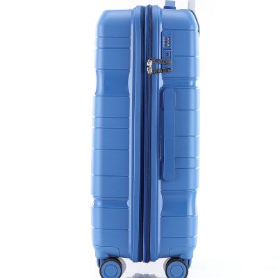 China Classic PP 20/24/28 Inch 3 Pieces Luggage Set ABS Travel Trolley Bag Suitcase Luggage for sale