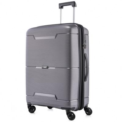 China 2021 Custom Travel TINHO PP Bottom Simplicity Luggage Travel Business Suitcases Classic Handheld High Quality Aluminum Luggage 24 for sale