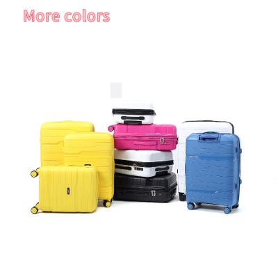 China 2021 Luxury Wholesale Hotel Polyester Factory Fashion Suit Travel Case Trolley Bag Luggage for sale