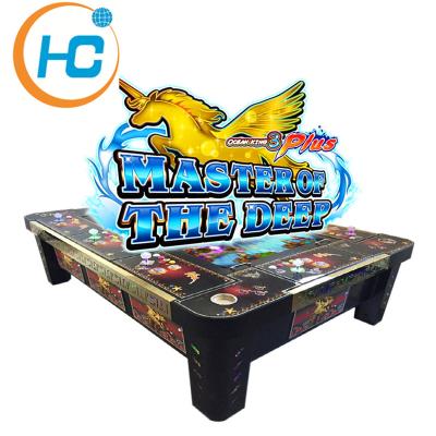 China Adjustable Victory Rate Unicorn Fish Game Cabinet Machine For Sale Fishing Arcade Tabletop Machine for sale