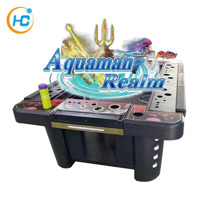 China Hottest Adjustable Win Rate Touch Screen Fish Game Table 8 Player Aquaman Kingdom Shooting Fish Games table machine for sale