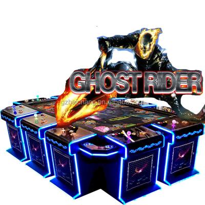 China Hot Selling Adjustable Rate Ghost Rider Mario Victory Fishing Game Machine 8/10 Players High Quality 86 Inch Game Cabinet Fish Table Fish for sale