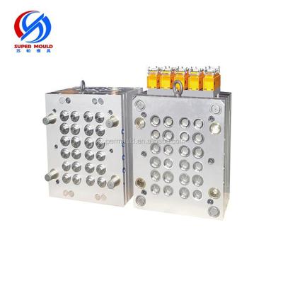 China 24 Cavity Steel Mineral Water Bottle Cap Closure Injection Molds for sale