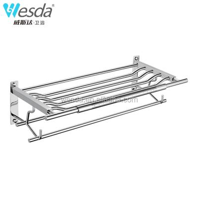 China Grogshop/hospital/home decoration stainless steel bathroom hotel towel rack/public places WESDA for sale