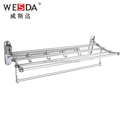 China Heater Wesda 90 Degree Rotation Hotel Bathroom Towel Shelf Wall Hook tmetal 133 for sale