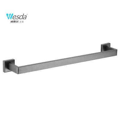 China WESDA Modern Bathroom Towel Rack, Bath Accessories Stainless Steel Shower Towel Rack for Bathroom, Wall Mounted Towel Rack (Grey) for sale