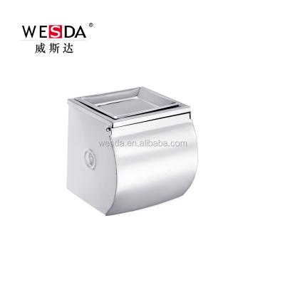 China WESDA Metal Bathroom Accessories Stainless Steel Bathroom Paper Holder for sale