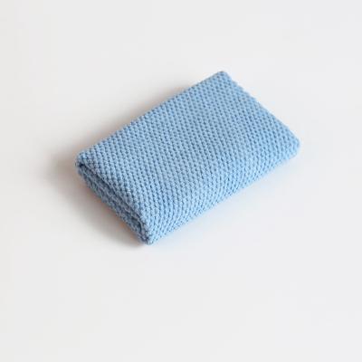 China GRS Certification Blue Multi Purpose Polyester Cleaning Cloth Cleaning Rags and Microfiber Cleaning Cloth for Table and Furniture for sale