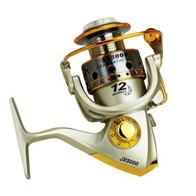 China ABS Spin Bait Cast Fishing Reel 12BB 5.2:1 Spinning For Fresh/Saltwater Sea Fishing Reel Carp Carretilh for sale