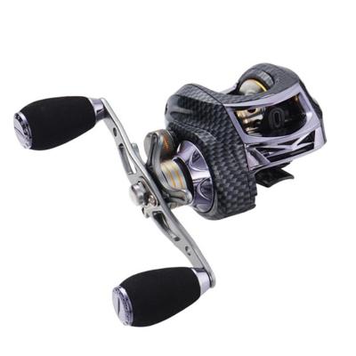 China Promotion Bait Rig Reels New Design Low Profile Magnet Brake System Carbon Fiber 8KG Drag AC 13+1BB for sale