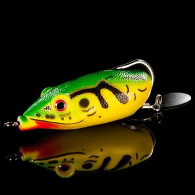 China Ready To Board 10.5g Fishing Tackle 55mm Frog Bait Lure Fishing Lures Peche Bass Trolling Carp Artificial Hard Bait Crankbait for sale