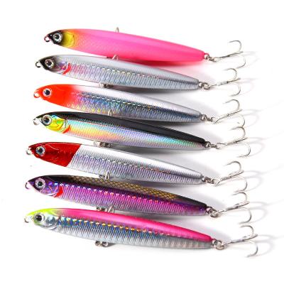 China ABS Factory Supply ABS Hard Fishing Lure 10g/14g/18g/24g Artificial Bait Floating Mini Pencil Lures for sale