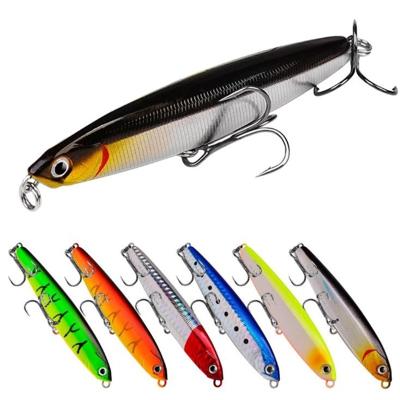 China ABS Plastic Drop Shipping ABS Hard Pencil Lure 10/14/18/24g Sinking Artificial Fishing Lure for sale