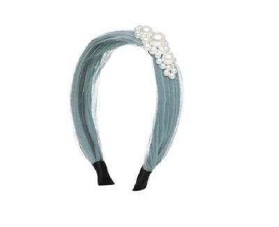 China Resin fancy headband with pearl decoration for sale