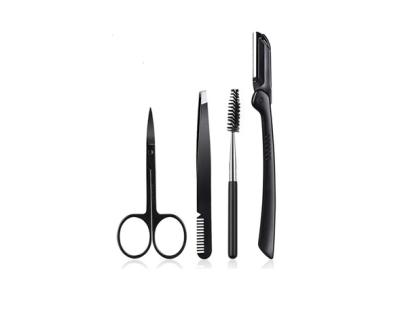 China Stainless steel eyebrow 4pcs set for sale