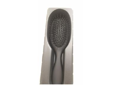 China ABS with paddle rubber coating hair brush for sale