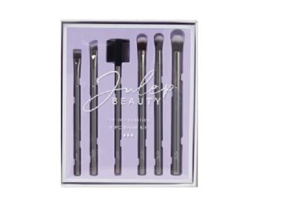 China Synthetic Bristle 6pcs Eye Makeup Brush Kit for sale