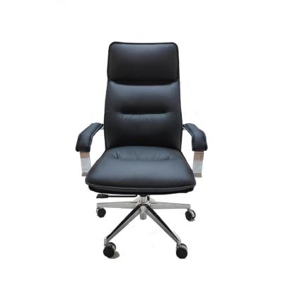 China Adjustable (height) Modern office boss can lie home rotating computer high back sedentary comfortable leather seats for sale