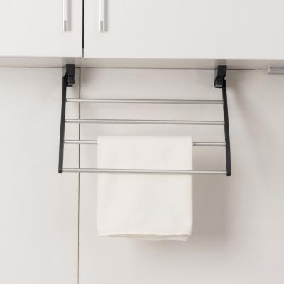 China Wholesale Durable Home Wall Mounted Bathroom Kitchen Stainless Steel Products Use Foldable Towel Racks for sale