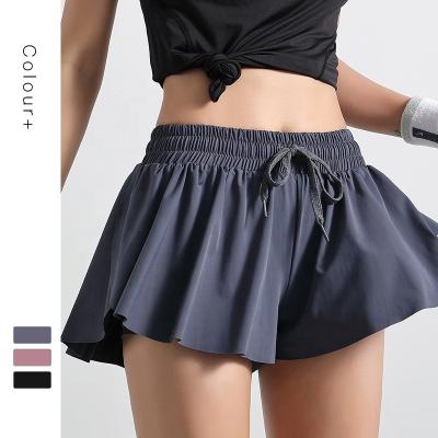 China 2021 New Design Women's Sports Fitness WomenFashion Waist Elastic Gym Breathable Sports Shorts Summer Hot for sale