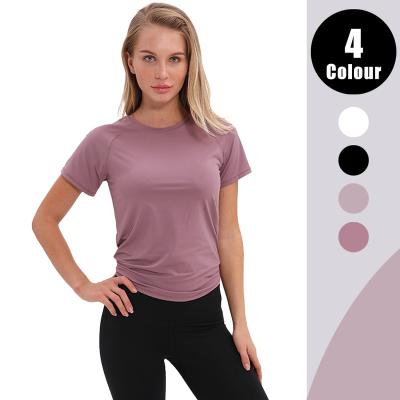 China 2021 Breathable Shorts T-shirt Yoga Wear Highly Breathable Gym Women's Clothing Yoga Gathering Sports Sexy Tank Top for sale