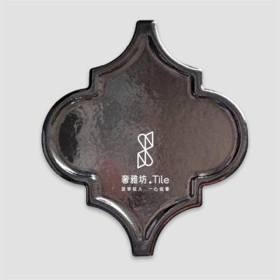 China Modern Hot Sale Irregular Shape Lantern Design Wall Porcelain Tiles For Living Room 175x150mm for sale