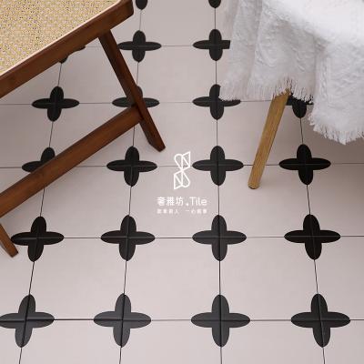 China Modern 200X200mm High Quality Handmade White Design Porcelain  Wall Tiles Floor Ceramic for sale