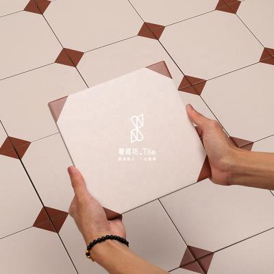 China Glazed Metallic Tiles Southeast Asia 200x200mm Matte Glazed  Floor Tile  Kitchen Non-Slip  Ceramic Floor Porcelain Floor Tiles for sale