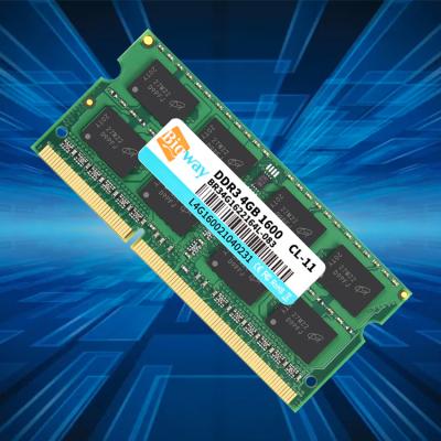 China High Performance Bigway Sodimm 1333Mhz 1600Mhz Ram 8GB DDR3 Laptop Ram DDR3 4GB Dual Channel Ram for sale