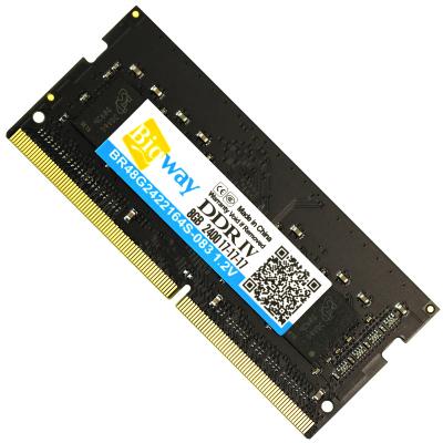 China Hot Sales Sodimm Ddr4 Ram Memory 8Gb 2666Mhz Ddr4 8Gb Ram Laptop Bigway Memory Ram for sale