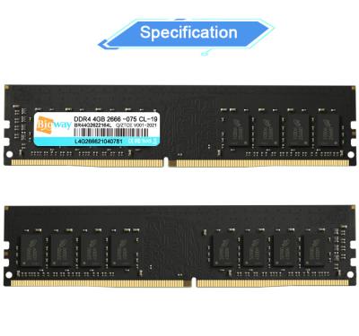 China Bigway Ram DDR 4 4Gb Desktop High Speed ​​Desktop Ram DDR 4 Memoria for sale