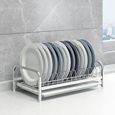 China High Quality Sustainable Storage Kitchen Dinner Rack Metal Stainless Steel Organizer Drying Dish Rack for sale