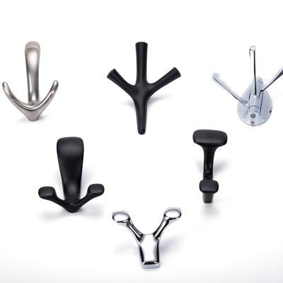 China vigorous & Multiple Wall Coat Hang Hook For Bedroom Durable Nordic Zinc Alloy Clothing Style Clothes Hat for sale