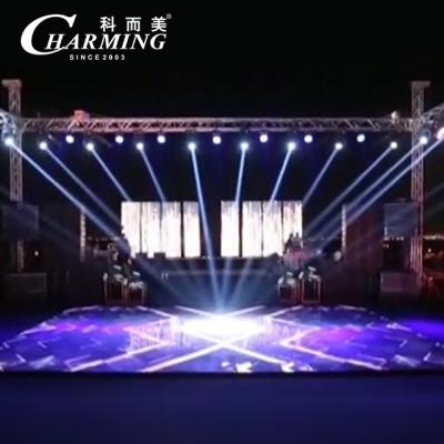 China 2020 Hotel New IP65 P31.5 Slim Led Dance Floor Panel 3D Led Light Source Floor for sale