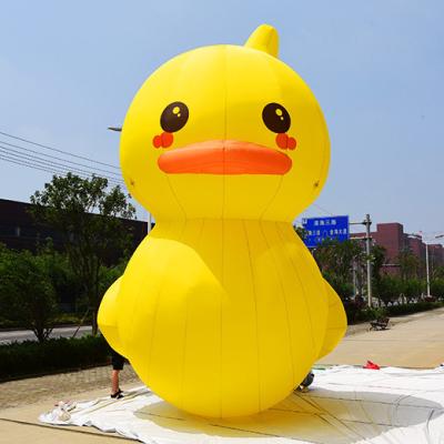 China High Quality Custom Huge Inflatable Yellow Duck Cloth Oxford Ducks Statue Outdoor Inflatable Decoration Duck Inflatable Advertising Cartoon Yellow for sale