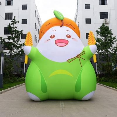 China High Quality Oxford Cloth Custom Advertising Inflatable Green Rice Dumpling For Festival Decoration for sale