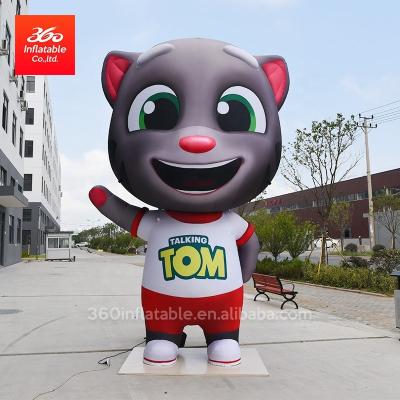 China High Quality Oxford Cloth Custom Design Cartoon Advertising Walking Mascot Cartoon Tom Cat Inflatable Animal Costume For Decoration for sale