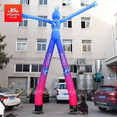 China 210T Oxford Cloth Double Legs Inflatable Air Dancer Man for Amusement Park Promotion, Durable Air Dancer Inflatable Sky Dancer Sky Nylon Material for sale