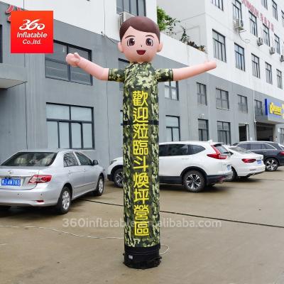 China Factory Price Custom Oxford High Quality Fabric Inflatable Manufacturer Sky Dancer Wave Man Inflatable Tube for sale