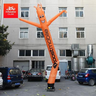 China 210T Oxford Cloth Customized Inflatable Sky Air Dancer Dancing Man With Blower For Advertising Large Single Leg Inflatable Waving Man Airdancer for sale