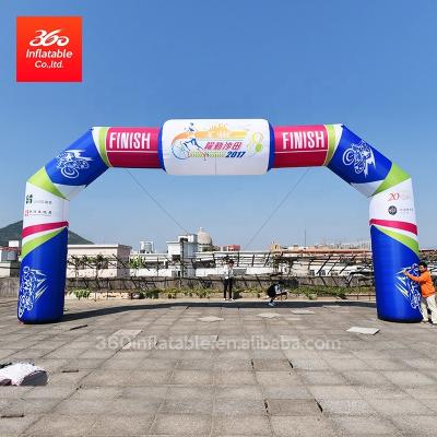 China 210D/420D/600D Oxford Cloth Inflatable Arch Finish Line Bicycle Racing Inflatable Advertising Inflatable Arch Finish Line for sale